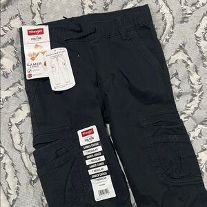 Wrangler Kids Black Cargo Pants